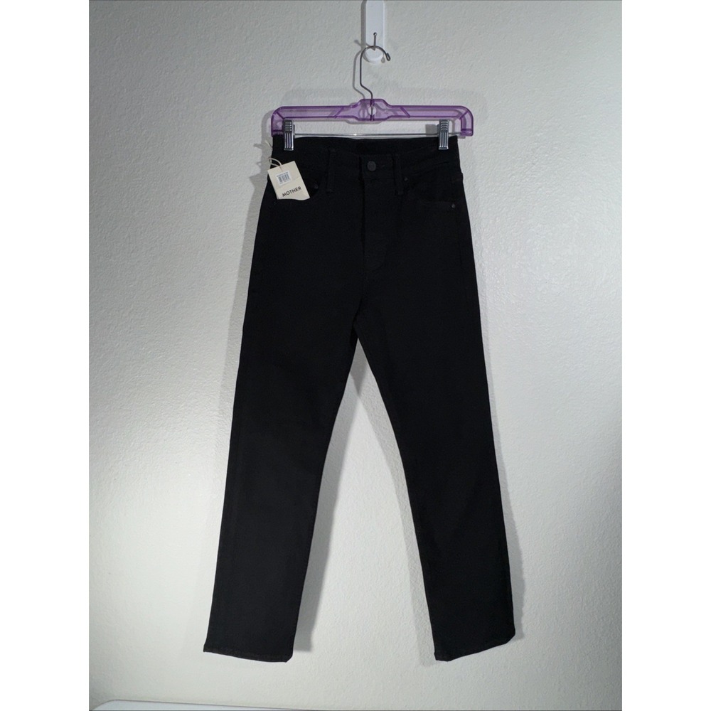 MOTHER The Tomcat Ankle Lasting Impression Black Jeans Size‎ 25 High Rise NWT